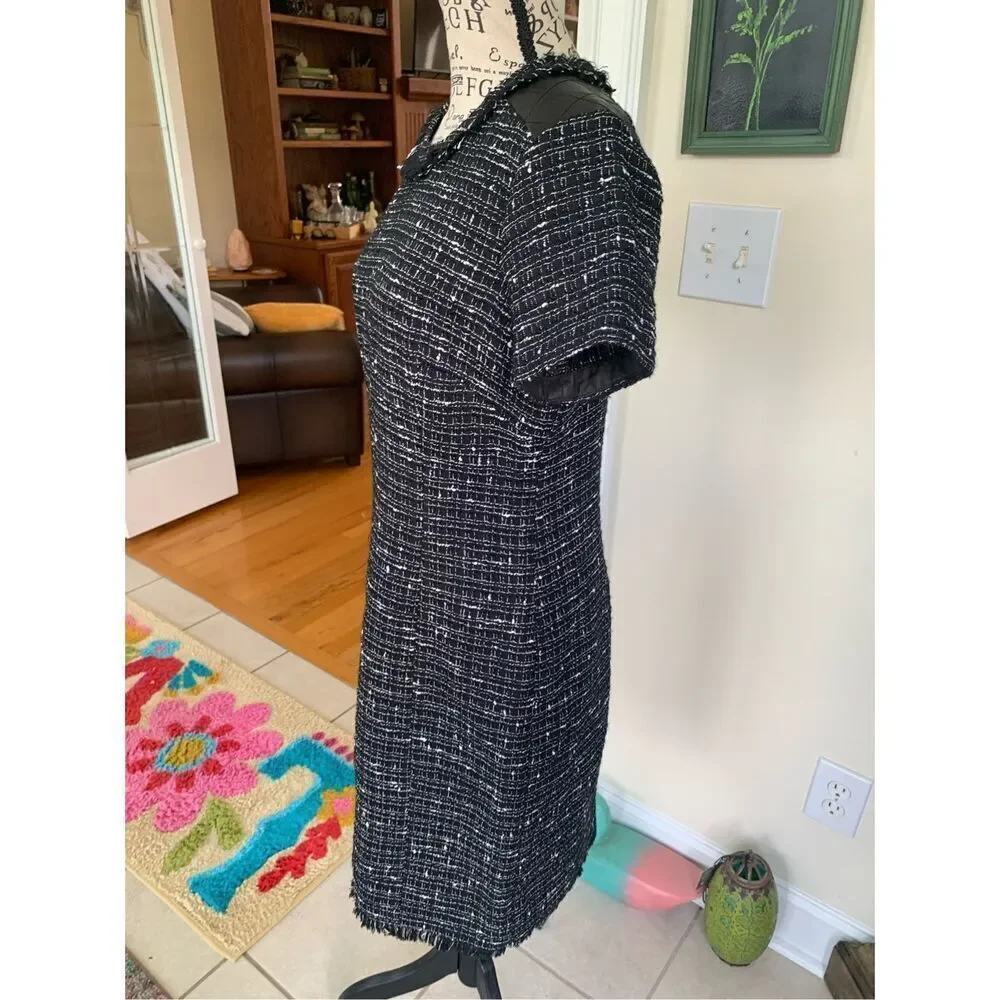 KATE SPADE Wool Blend Woodland Tweed Sheath Dress